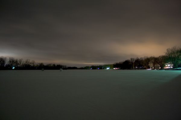 On Frozen pond